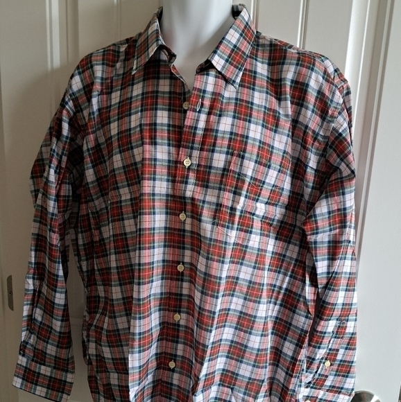 VTG BUD BERMA Weekender plaid mens shirt lightweight western ranch XL - Picture 1 of 7